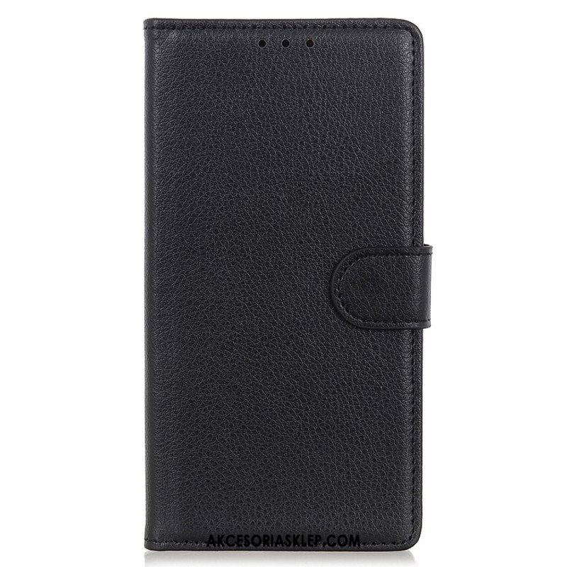 Etui Folio do Moto E40 / E30 / E20 Tradycyjnie Liczi