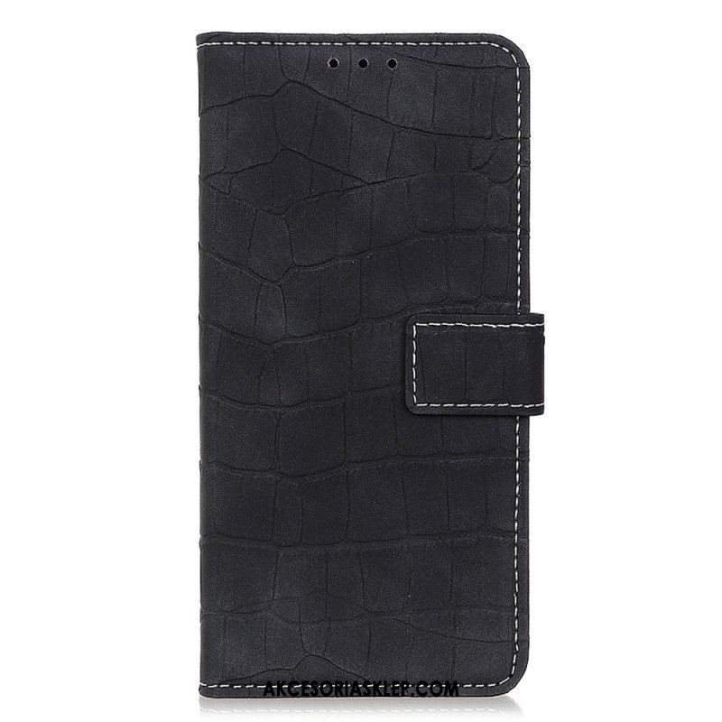 Etui Folio do Moto G73 5G Krokodyl