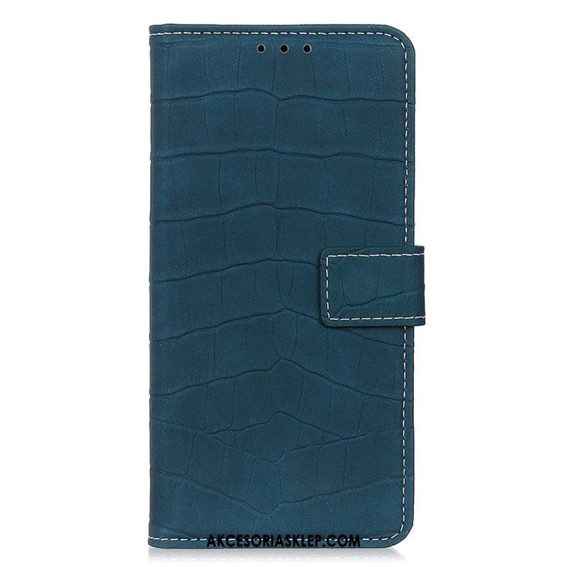 Etui Folio do Moto G73 5G Krokodyl