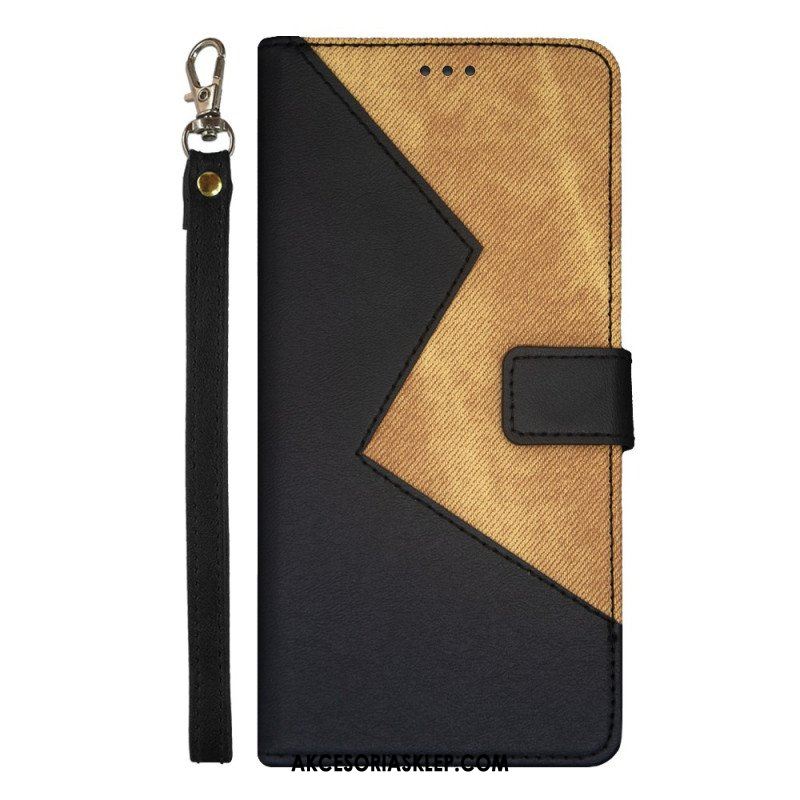 Etui Folio do Motorola Edge 40 Pro Dwukolorowy Idewei