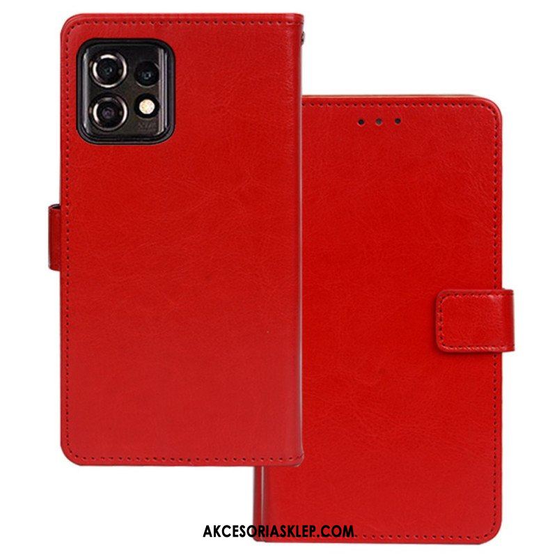 Etui Folio do Motorola Edge 40 Pro Skórzany Styl Idewei