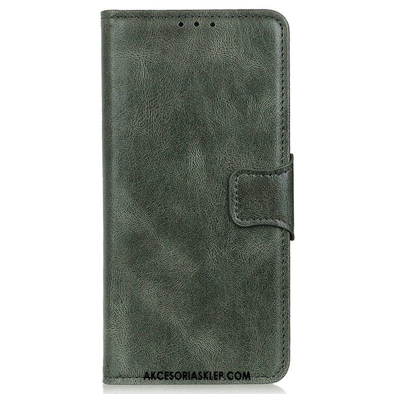 Etui Folio do Motorola Edge 40 Pro Stylowe Skórzane Zapięcie Dwustronne