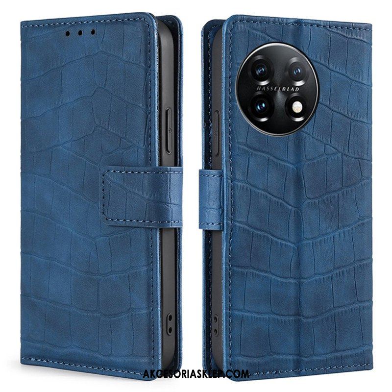 Etui Folio do OnePlus 11 5G Krokodyl