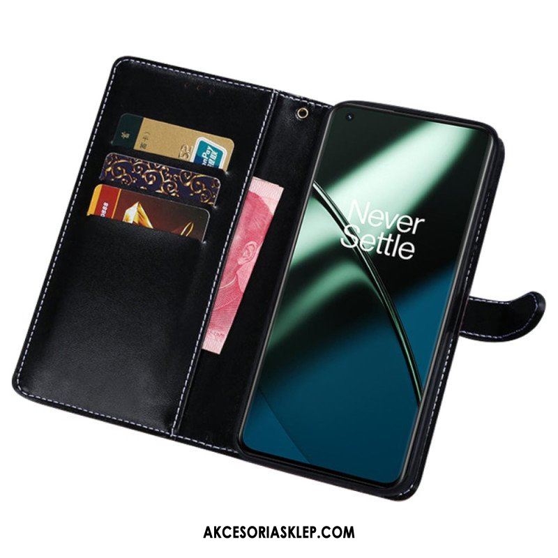 Etui Folio do OnePlus 11 5G Krokodyl Idewei