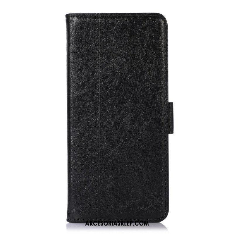 Etui Folio do OnePlus Nord 2 5G Subtelne Przeszycia