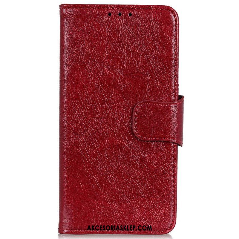 Etui Folio do OnePlus Nord 2T 5G Skóra Napa