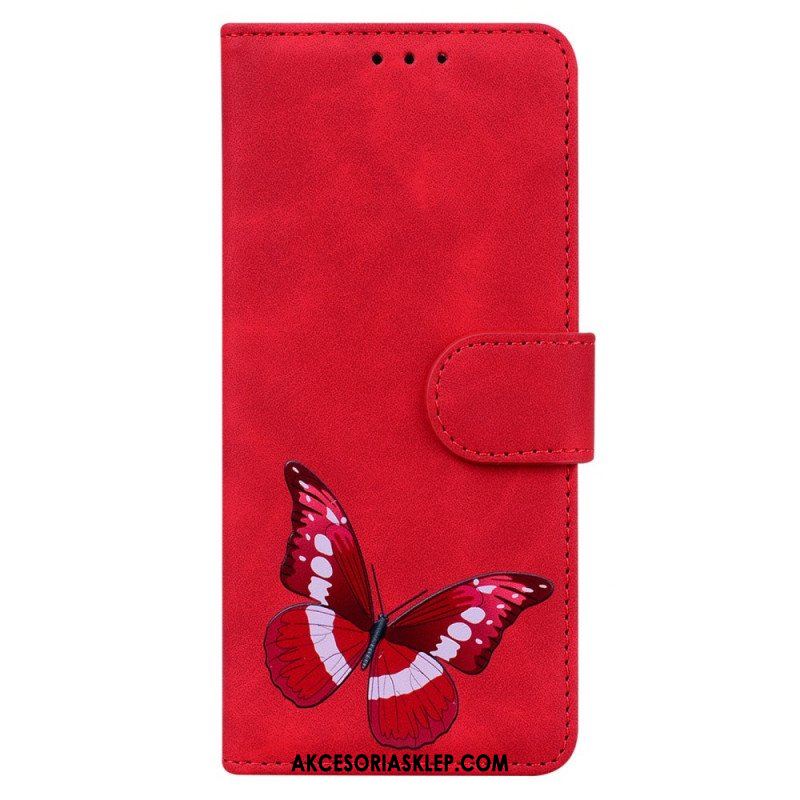 Etui Folio do OnePlus Nord CE 2 5G Dyskretny Motyl