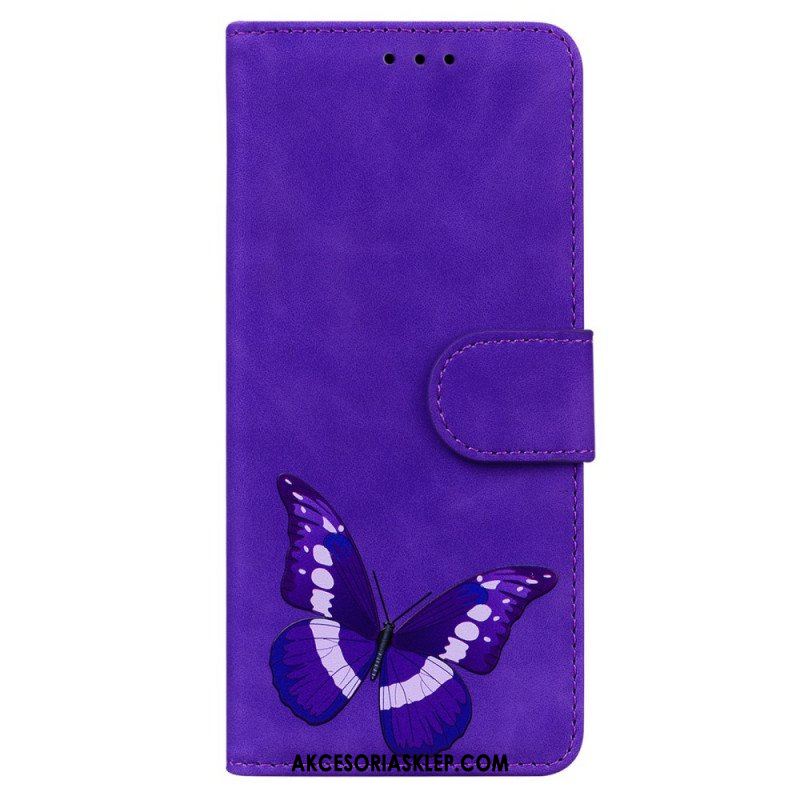 Etui Folio do OnePlus Nord CE 2 5G Dyskretny Motyl