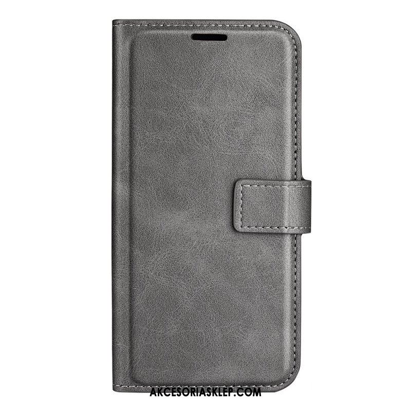 Etui Folio do OnePlus Nord CE 2 5G Garbowana Sztuczna Skóra