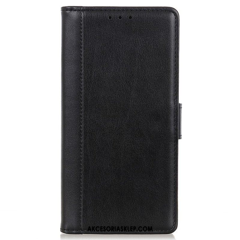 Etui Folio do OnePlus Nord CE 2 5G Klasyczna Sztuczna Skóra