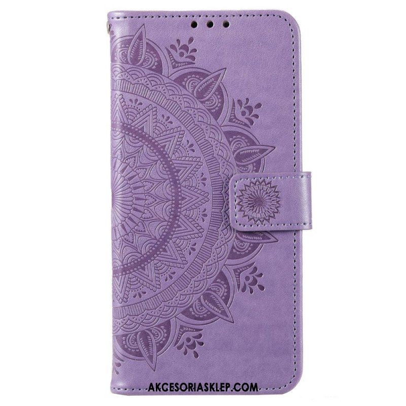 Etui Folio do OnePlus Nord CE 2 5G Kwiatowa Mandala