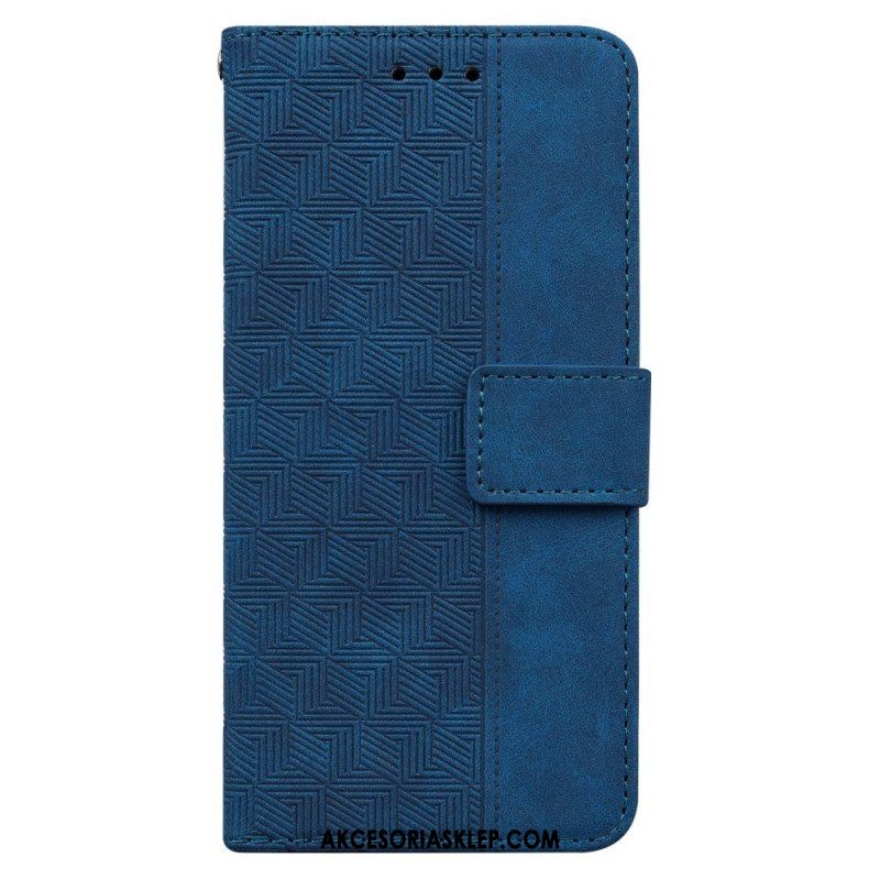 Etui Folio do OnePlus Nord CE 2 5G Przeszycia Ze Sztucznej Skóry