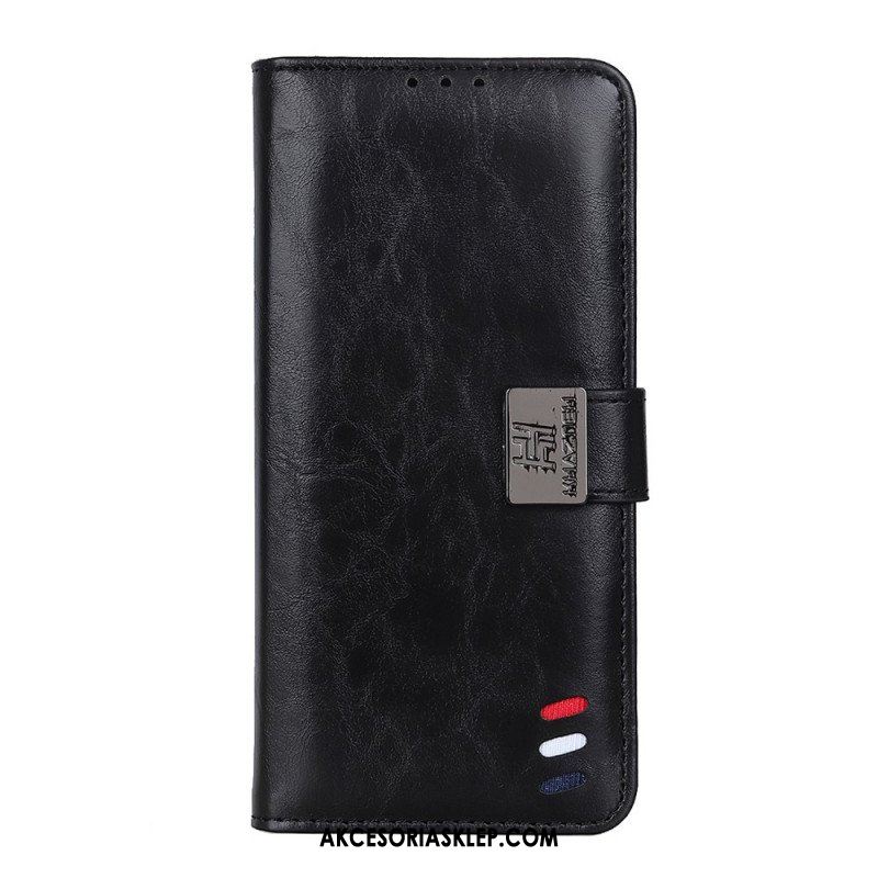 Etui Folio do OnePlus Nord CE 2 5G Trójkolorowy Kazneh