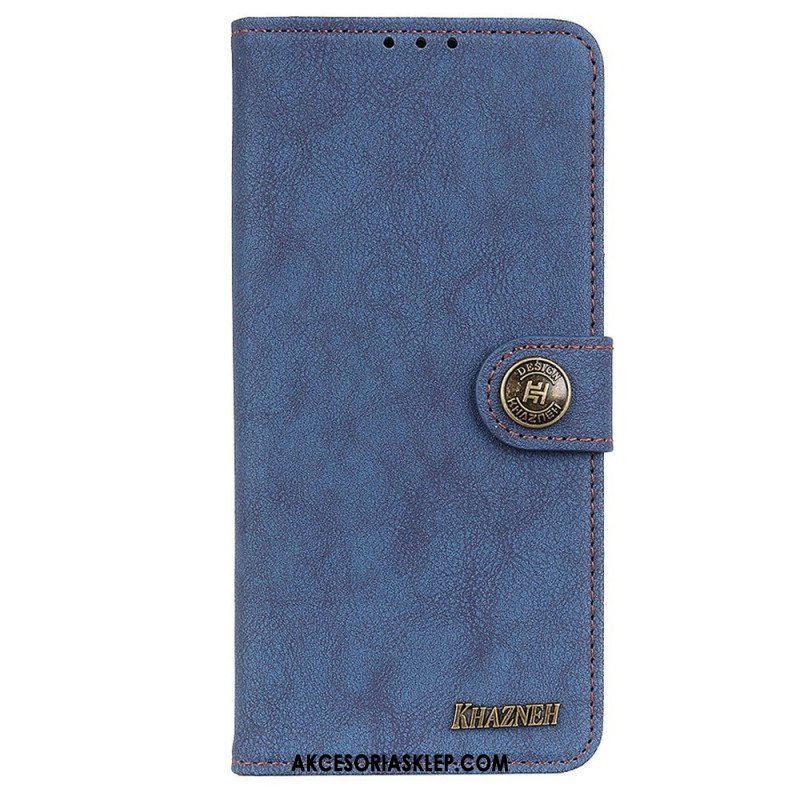 Etui Folio do OnePlus Nord CE 2 Lite 5G Skórzana Dwoina Vintage Khazneh