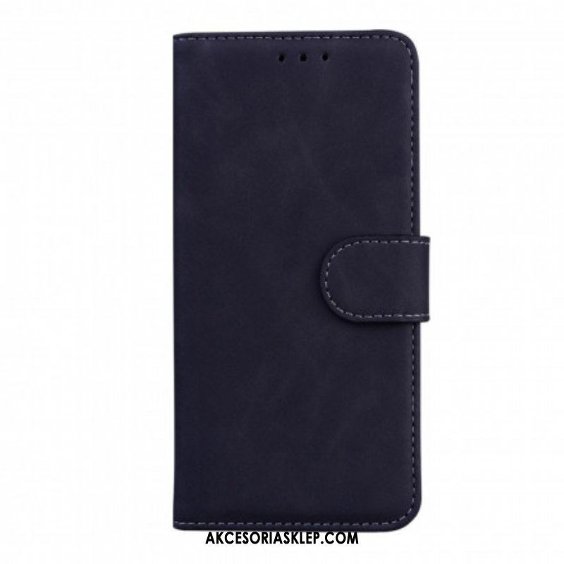 Etui Folio do OnePlus Nord CE 5G Monochromatyczny Efekt Skóry