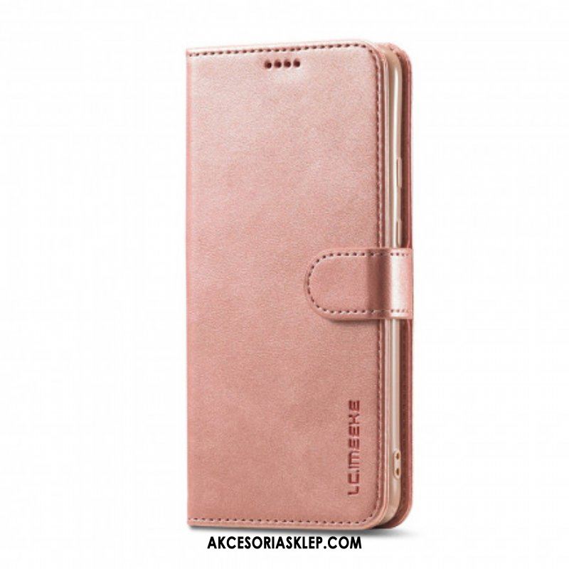 Etui Folio do Oppo A15 Lc.imeeke Efekt Skóry