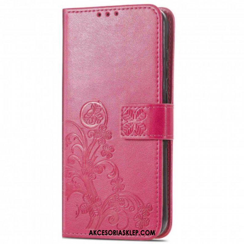 Etui Folio do Oppo A94 5G Czterolistna Koniczyna