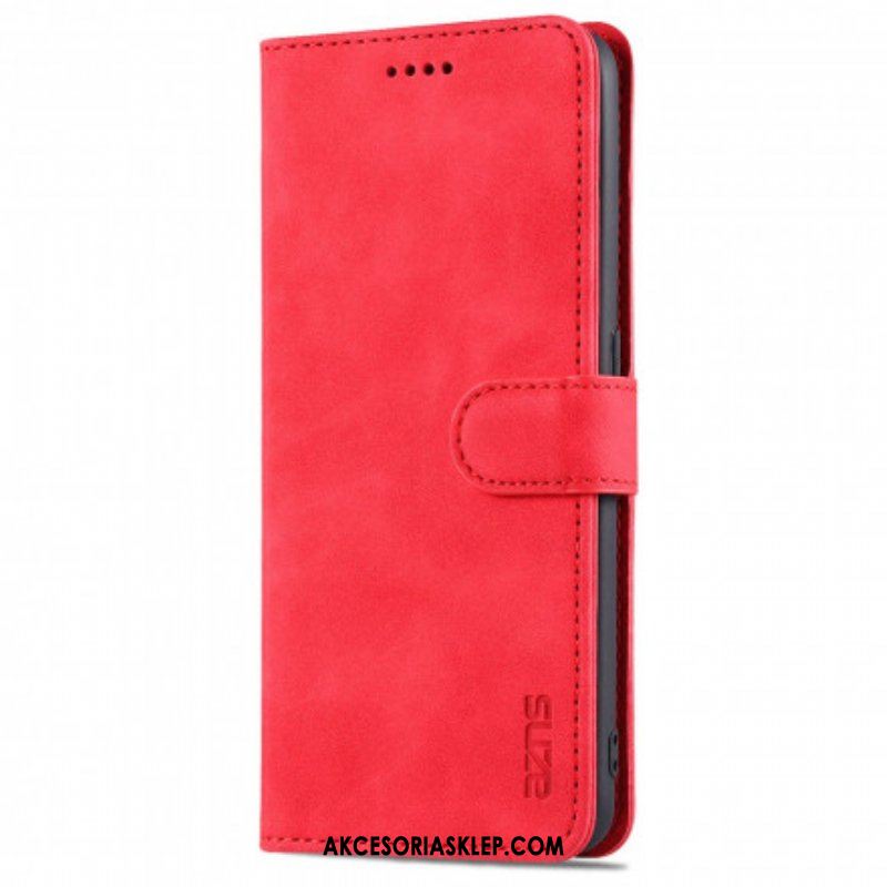 Etui Folio do Oppo A94 5G Efekt Skóry Azns