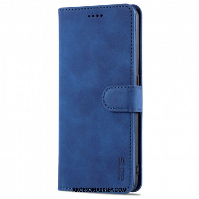 Etui Folio do Oppo A94 5G Efekt Skóry Azns