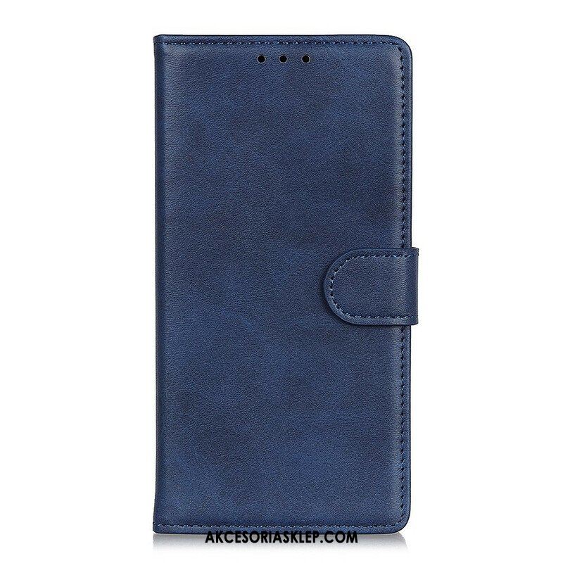 Etui Folio do Oppo Find X3 Pro Efekt Matowej Skóry W Stylu Vintage