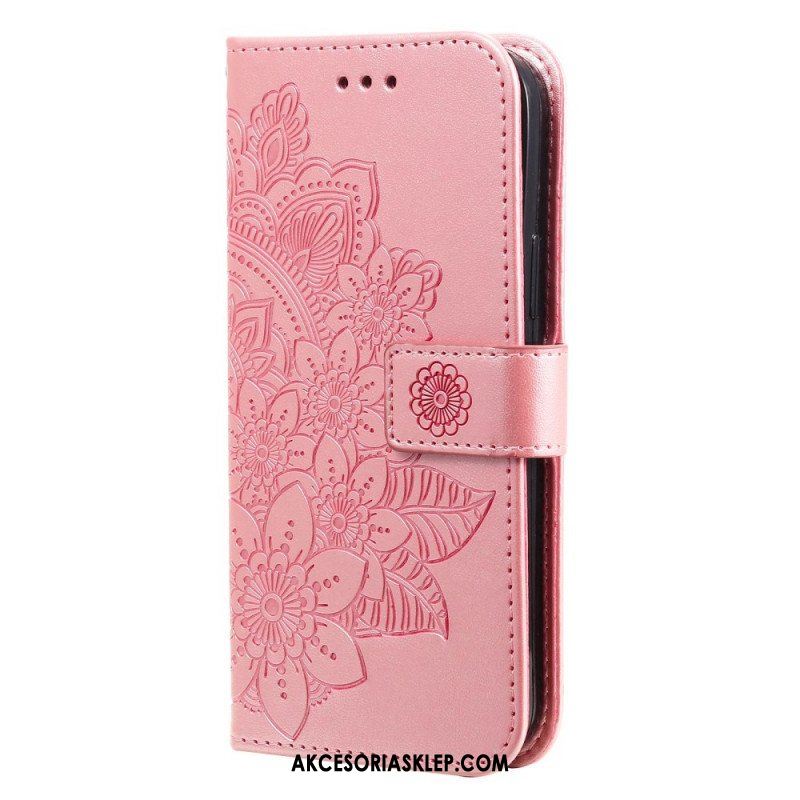 Etui Folio do Oppo Find X5 Lite Mandala Ze Smyczą