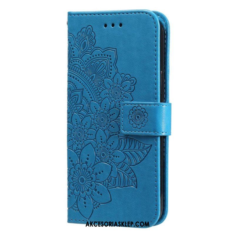 Etui Folio do Oppo Find X5 Lite Mandala Ze Smyczą