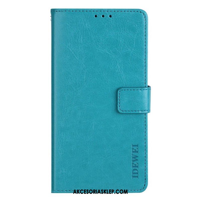 Etui Folio do Oppo Find X5 Lite Sztuczna Skóra Idewei W Stylu Vintage