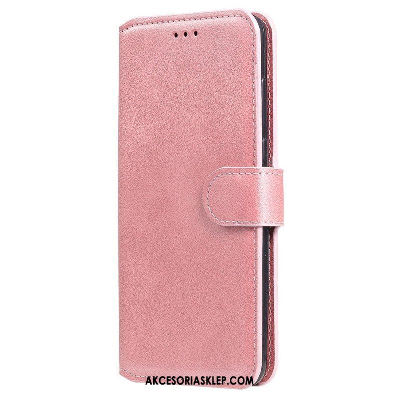 Etui Folio do Oppo Find X5 Stylizacja Skóry