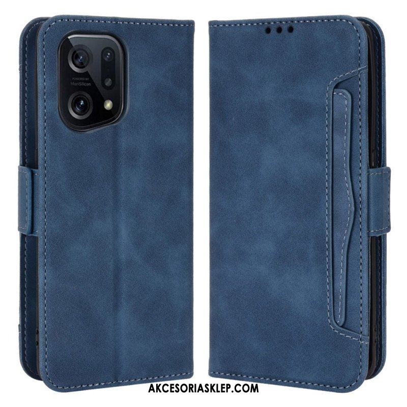 Etui Folio do Oppo Find X5 Wielokartowa Klasa Premier