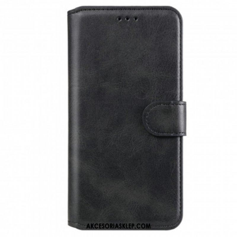 Etui Folio do Oppo Reno 6 5G Jednolity Kolor