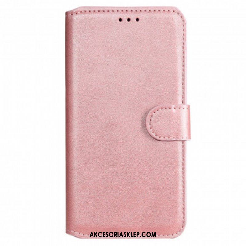 Etui Folio do Oppo Reno 6 5G Jednolity Kolor