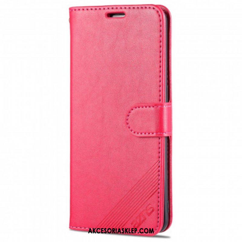 Etui Folio do Oppo Reno 6 5G Sztuczna Skóra Azns