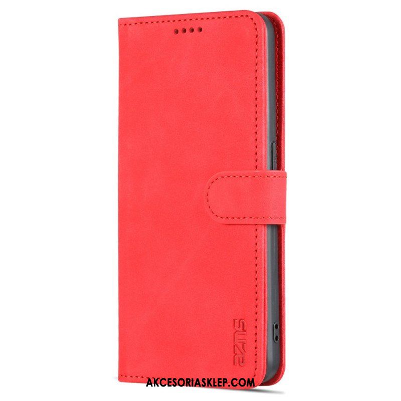 Etui Folio do Oppo Reno 8 Pro Stylizacja Skóry Azns