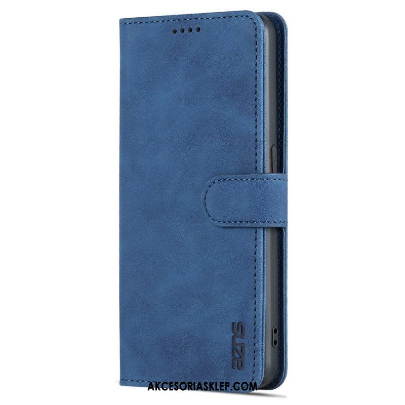 Etui Folio do Oppo Reno 8 Pro Stylizacja Skóry Azns