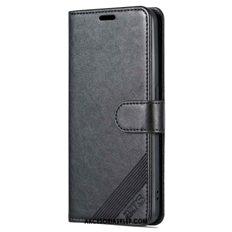 Etui Folio do Oppo Reno 8 Sztuczna Skóra Azns