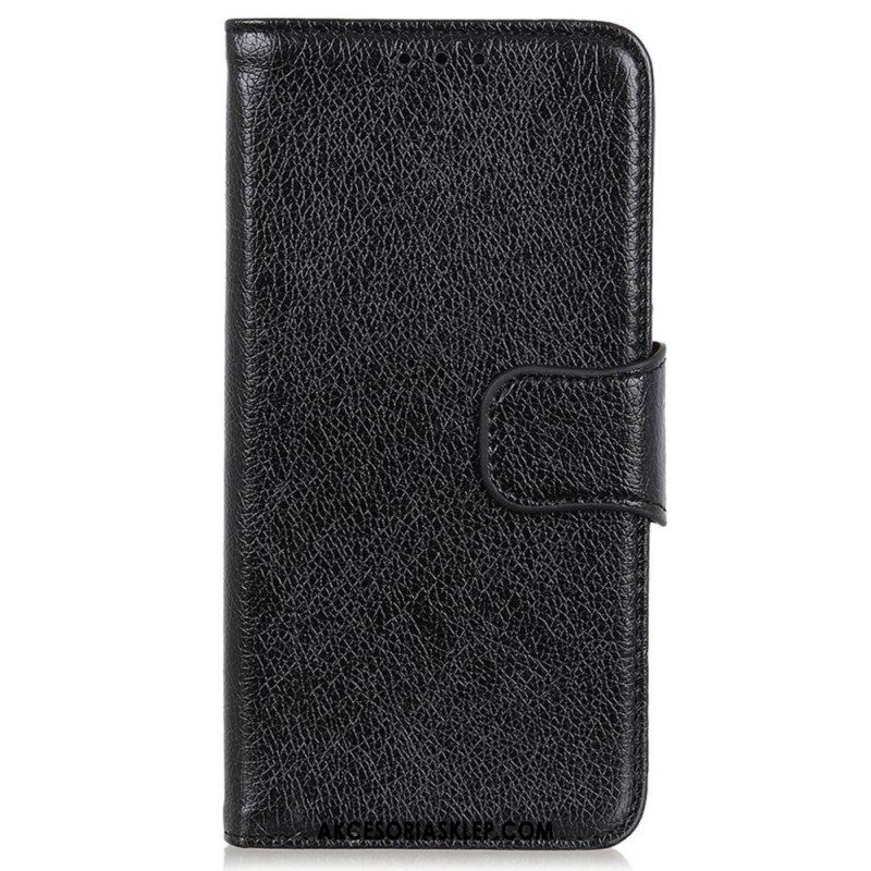 Etui Folio do Poco M4 5G Dwoina Skóry Nappa