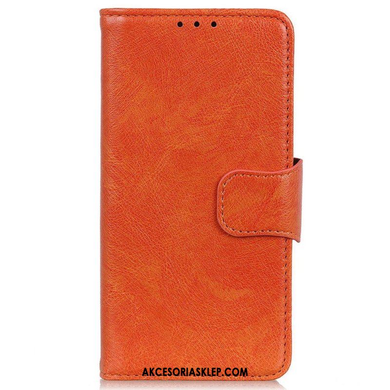 Etui Folio do Poco M4 5G Dwoina Skóry Nappa