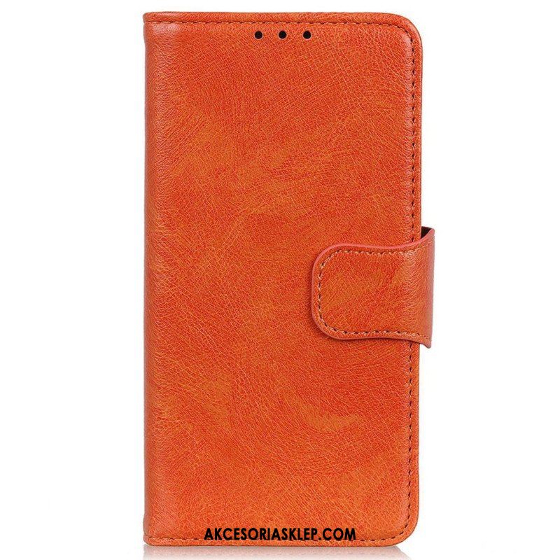 Etui Folio do Poco M4 5G Dwoina Skóry Nappa