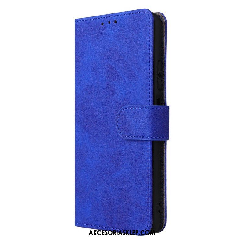 Etui Folio do Poco M4 Pro 5G Dotyk Skóry