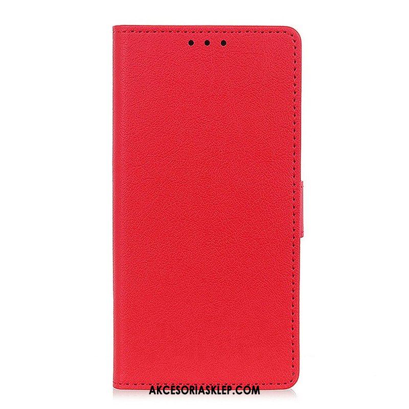 Etui Folio do Poco M4 Pro 5G Klasyczna Sztuczna Skóra