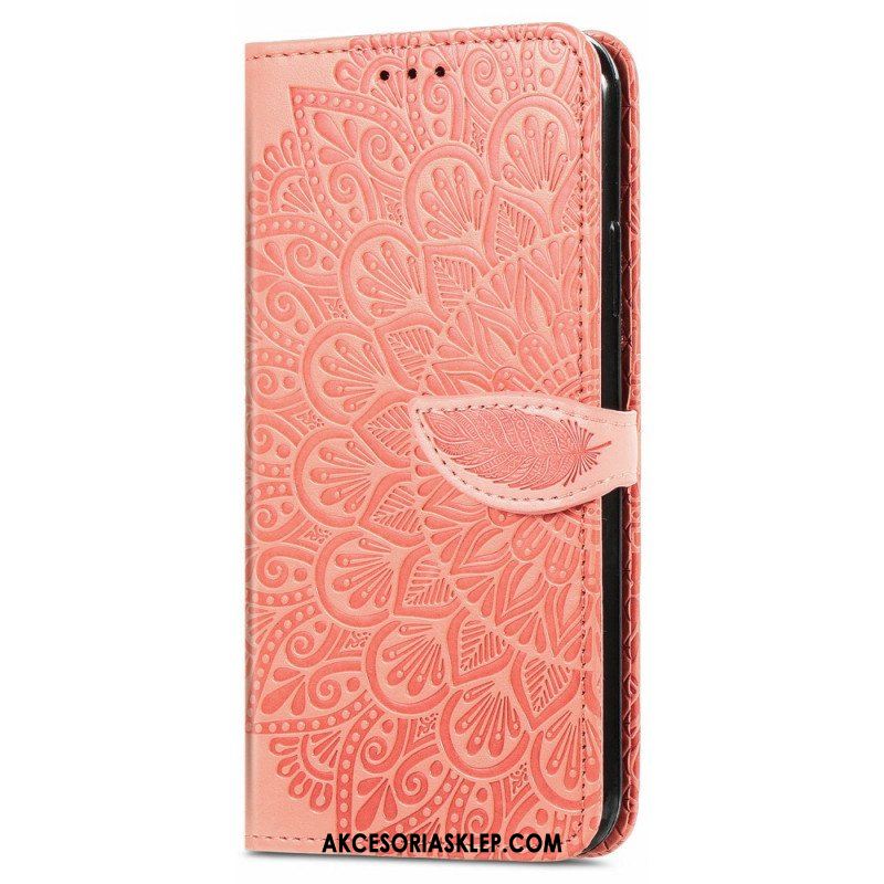 Etui Folio do Poco M4 Pro 5G Plemienne Liście