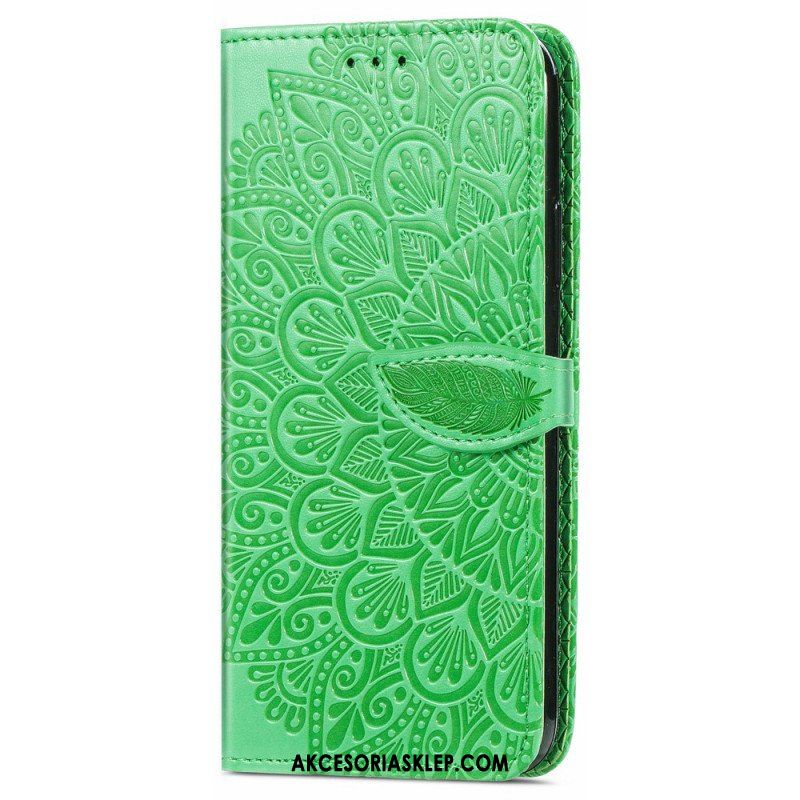 Etui Folio do Poco M4 Pro 5G Plemienne Liście