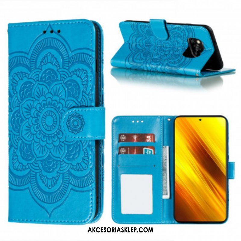 Etui Folio do Poco X3 / X3 Pro / X3 NFC Pełna Mandala