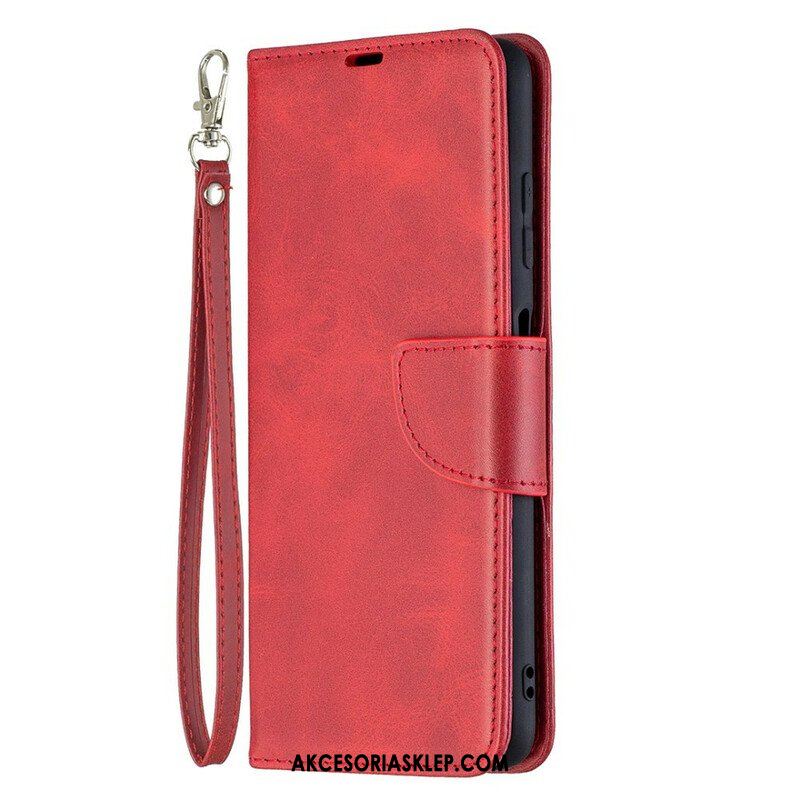 Etui Folio do Poco X3 / X3 Pro / X3 NFC Skórzany Futerał Gładka Klapa Ukośna