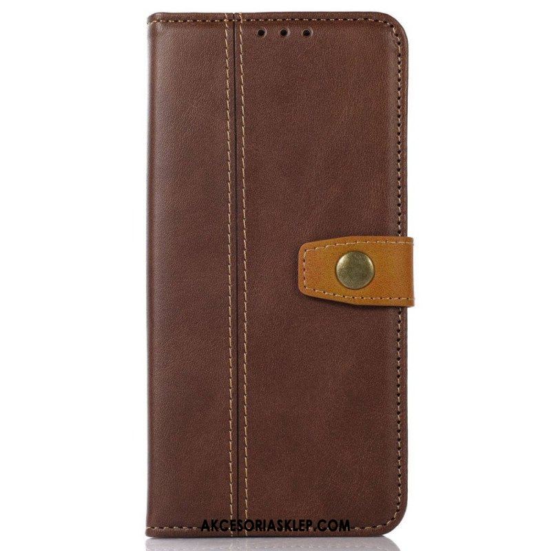 Etui Folio do Poco X4 GT Taśma Tapicerska