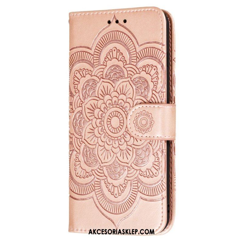 Etui Folio do Poco X4 Pro 5G Mandala Ze Smyczą