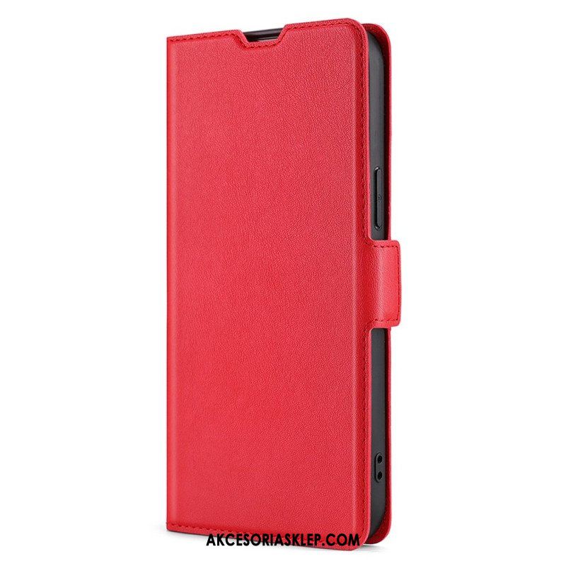 Etui Folio do Poco X4 Pro 5G Styl Z Bardzo Delikatnej Skóry