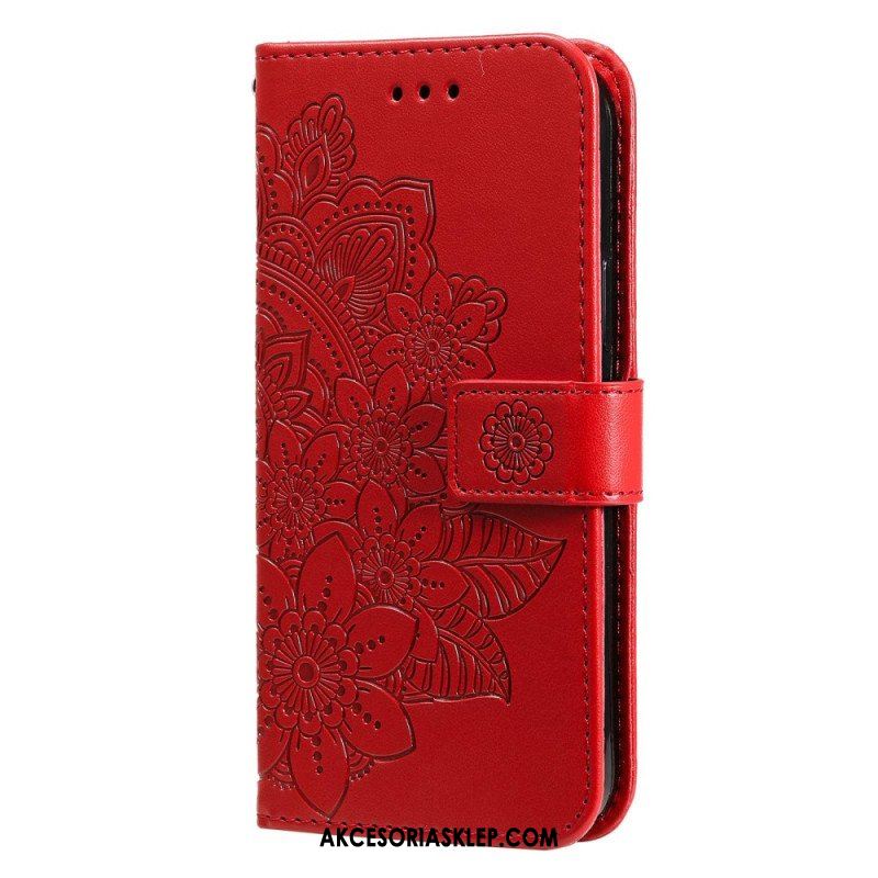 Etui Folio do Poco X4 Pro 5G z Łańcuch Paskowata Mandala