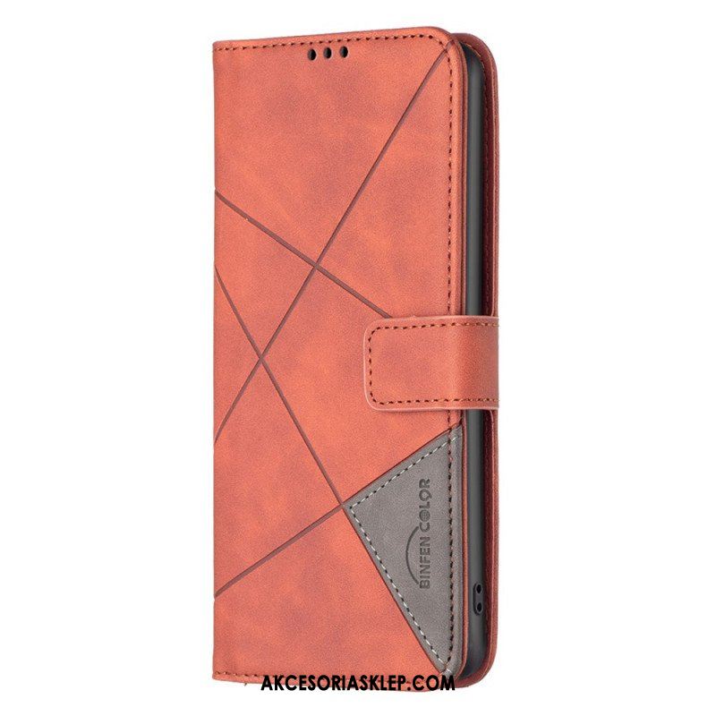 Etui Folio do Poco X5 5G Binfen Kolor Diamenty