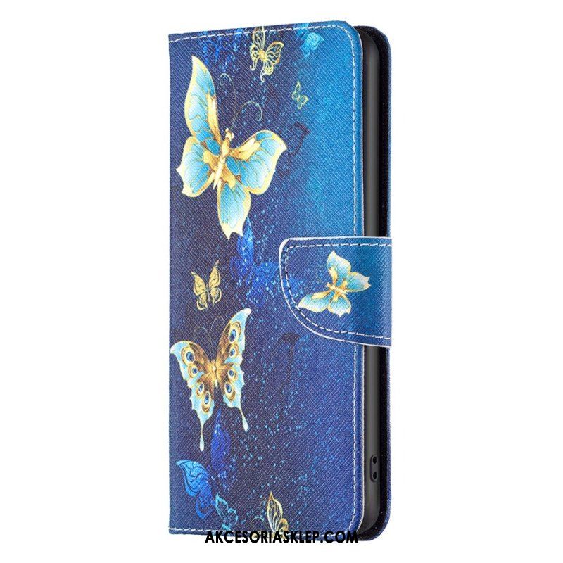 Etui Folio do Poco X5 5G Motyle